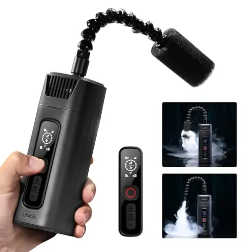 Máquina de Fumaça Chauvet DJ Hurricane 1600 vs Ulanzi FM01 Filmog