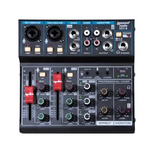 Mesa de som Behringer Xenyx QX1202USB