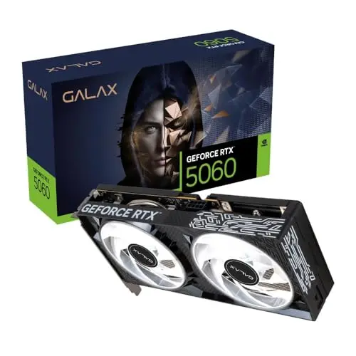 ゆうこ② Placa de vídeo GALAX Nvidia GeForce RTX 5060 1-Click OC V2 vs ASUS